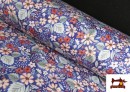 Tissu Sweat Brossé Imprimé Floral Sauvage
