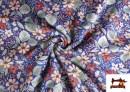 Vente en ligne de Tissu Sweat Brossé Imprimé Floral Sauvage