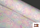 Tissu Softshell imprimé Léopard Couleurs Pastel