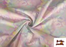 Vente en ligne de Tissu Softshell imprimé Léopard Couleurs Pastel