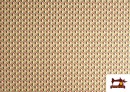 Tissu Popeline Imprimé Géométrique de Couleurs