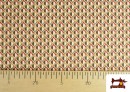 Acheter en ligne Tissu Popeline Imprimé Géométrique de Couleurs