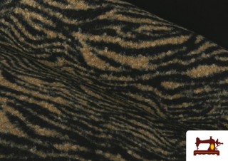 Tissu Baguilla Curly Bouclé Imprimé Animal