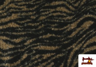 Acheter Tissu Baguilla Curly Bouclé Imprimé Animal