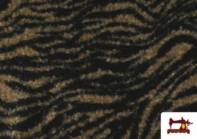 Acheter Tissu Baguilla Curly Bouclé Imprimé Animal