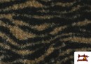 Vente de Tissu Baguilla Curly Bouclé Imprimé Animal