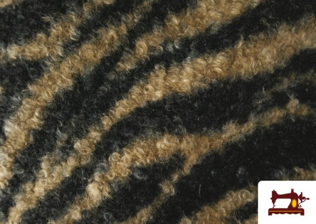 Tissu Baguilla Curly Bouclé Imprimé Animal