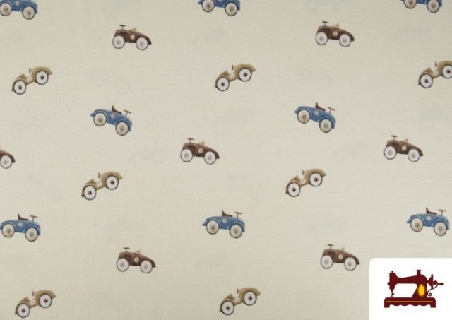 Tissu Jersey Enfant Motif Voitures