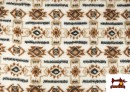 Vente de Tissu Mouton Imprimé Tribal Ethnique pour Vêtements