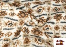 Acheter en ligne Tissu Mouton Imprimé Tribal Ethnique pour Vêtements