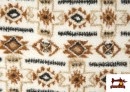 Vente en ligne de Tissu Mouton Imprimé Tribal Ethnique pour Vêtements