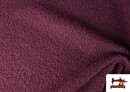 Acheter en ligne Tissu Pour Manteau Baguilla Curly Bouclé Coloré couleur Bougainville