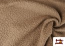 Acheter en ligne Tissu Pour Manteau Baguilla Curly Bouclé Coloré couleur Bronzé