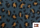 Vente de Tissu en Maille Velours Imprimé Léopard