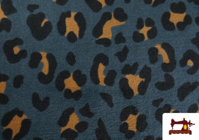 Vente de Tissu en Maille Velours Imprimé Léopard
