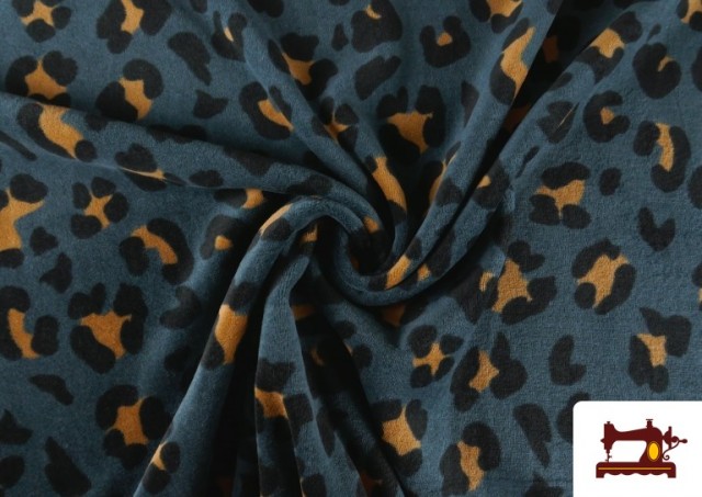 Vente en ligne de Tissu en Maille Velours Imprimé Léopard