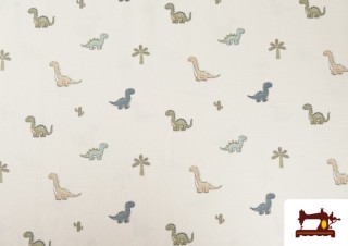 Acheter Tissu en Maille Jersey Dinosaures Enfant