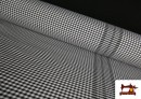 Vente en ligne de Tissu de Mouchoir Quadrillé Vintage 160 cm couleur Noir