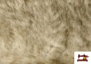 Vente de Tissu Fourrure de Loup pour Costumes Médiévaux et Vikings couleur Beige
