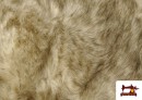 Acheter en ligne Tissu Fourrure de Loup pour Costumes Médiévaux et Vikings couleur Beige