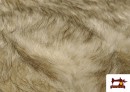 Vente en ligne de Tissu Fourrure de Loup pour Costumes Médiévaux et Vikings couleur Beige