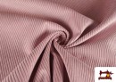 Tissu en Velours Côtelé de Couleurs couleur Rosé