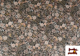Acheter Tissu Popeline Imprimé Floral Classique