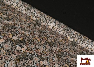 Tissu Popeline Imprimé Floral Classique