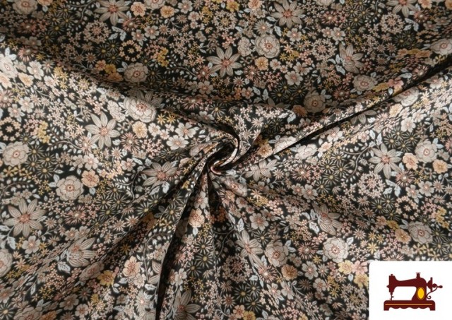 Vente en ligne de Tissu Popeline Imprimé Floral Classique
