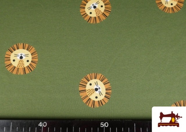 Vente en ligne de Tissu Sweat French Terry Imprimé Lions
