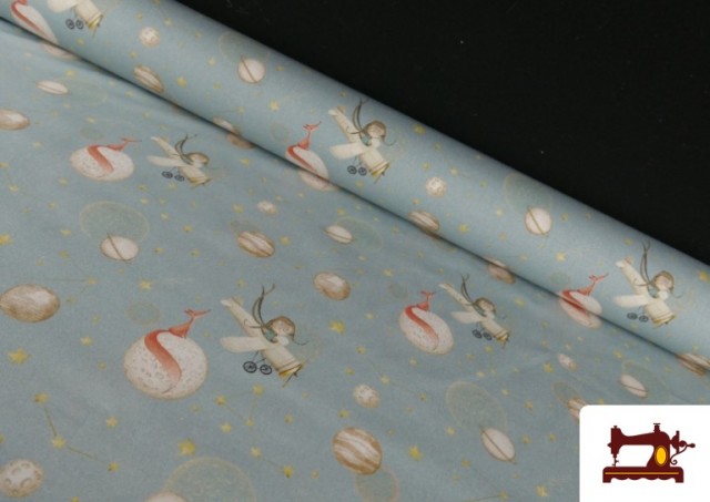 Acheter Tissu en Coton Dessins Enfantins Style Vintage Contes Classiques