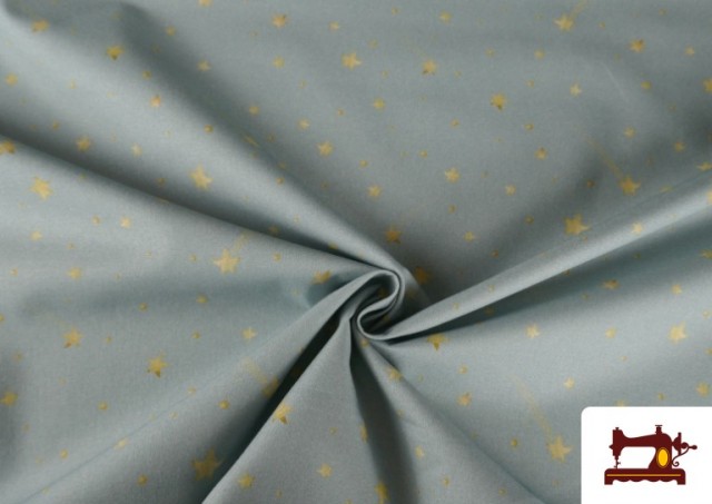 Vente en ligne de Tissu en Coton Dessin Étoile Filante Pour Patchwork et Doublures Amusantes