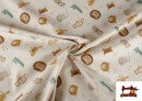 Vente en ligne de Tissu en Coton Dessins Enfants Animaux Amusants