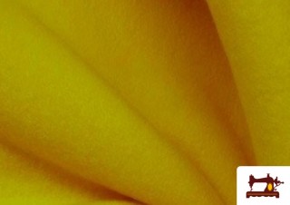 Tissu Polaire Thermique en Couleurs - Pièce de 25 Mètres couleur Jaune