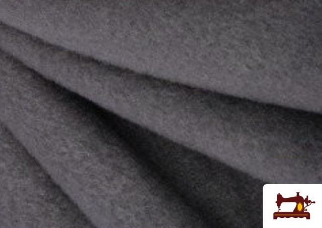 Tissu Polaire Thermique en Couleurs - Pièce de 25 Mètres couleur Gris foncé
