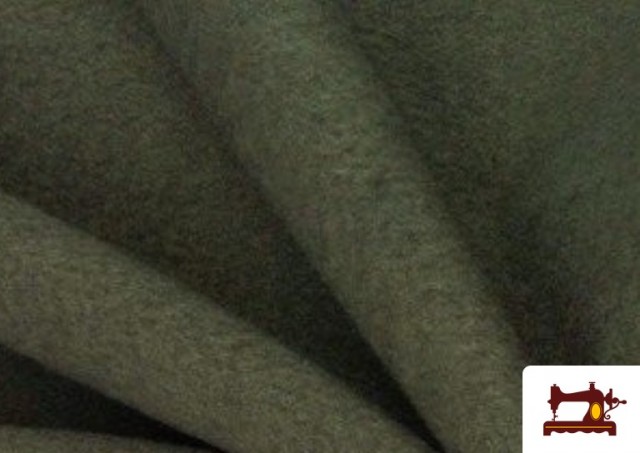 Vente de Tissu Polaire Thermique en Couleurs - Pièce de 25 Mètres couleur Kaki