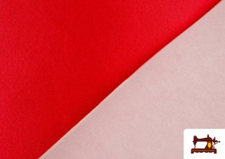 Acheter Tissu en Mousse de Rasete avec Éponge - Pièce de 25 Mètres couleur Rouge