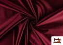 Acheter Tissu en Mousse de Rasete avec Éponge - Pièce de 25 Mètres couleur Grenat