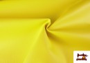 Tissu en Cuir Synthétique de Couleurs Eco couleur Jaune
