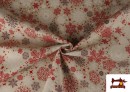 Vente en ligne de Tissu Loneta Flocons de Neige Largeur 140 cm