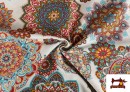 Vente en ligne de Tissu Toile Imprimé Mandalas Colorés