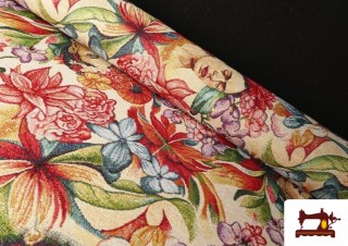 Tissu Gobelin Tissé Imprimé Frida Kahlo