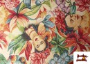 Vente de Tissu Gobelin Tissé Imprimé Frida Kahlo