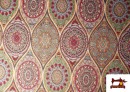 Acheter Tissu Gobelin Tissé Imprimé Mandalas