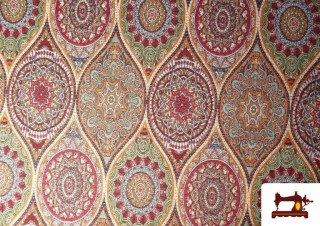 Acheter Tissu Gobelin Tissé Imprimé Mandalas