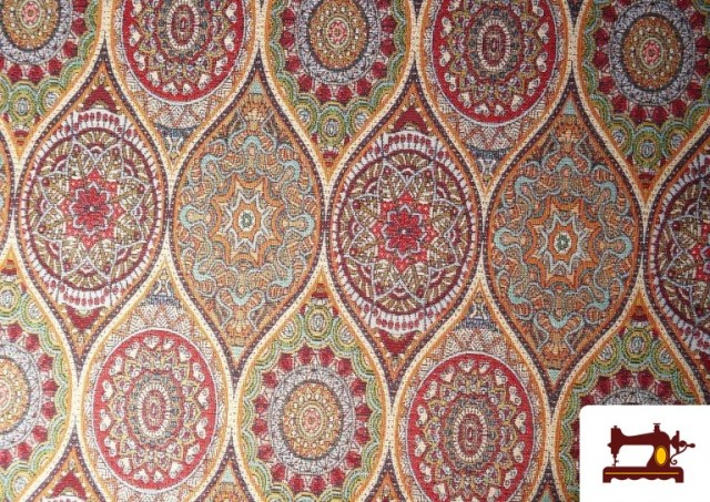 Acheter Tissu Gobelin Tissé Imprimé Mandalas