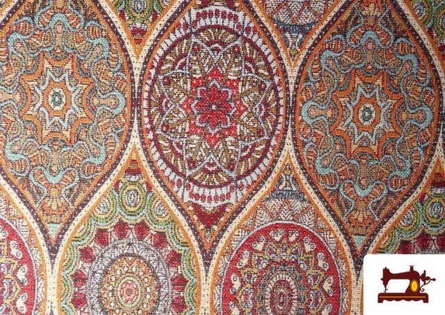 Vente de Tissu Gobelin Tissé Imprimé Mandalas