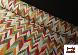 Tissu Gobelin Tissé Imprimé Flèches