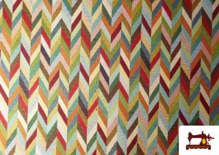 Acheter Tissu Gobelin Tissé Imprimé Flèches