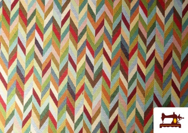 Acheter Tissu Gobelin Tissé Imprimé Flèches